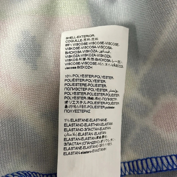 Desigual Octubre Blue Sheath Midi dress Sleeveless Multi Colour Print Medium - Picture 7 of 10